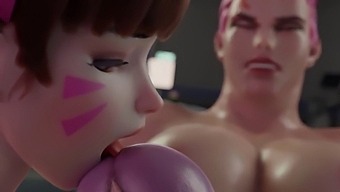 Zarya D'Overwatch Dans Une Action De Creampie Anale Shemale En 3d