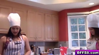 Four Babes Enjoy A Big Cock On Valentine'S Day