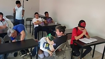 The Making Of A Schoolgirl Porn Scene With A Tattooed Mexican Teen Amateur