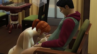 딥 스로트 블로우잡 소리와 함께 강렬한 오랄 쾌감