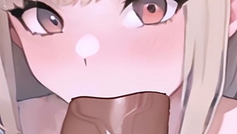 Watch A Yellow-Haired Anime Girl Perform An Amazing Blowjob In A Pov Loop