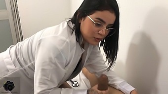 A Spanish-Speaking Doctor With A Big Ass Assists Her Patient In Resolving His Erectile Dysfunction