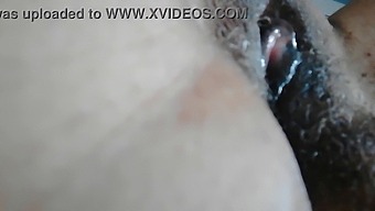 African Princess Gets Her Pussy Wet On A White Sheet