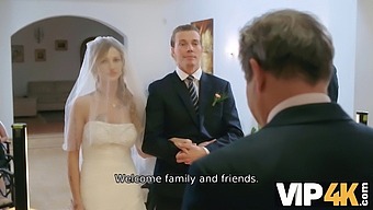 Hidden Camera Captures Olivia Sparkle'S Passionate Wedding Night In A Dress And Veil