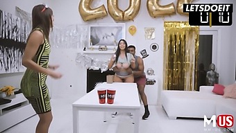 Voluptuous Brunette Violet Myers Celebrates Her Birthday With An Orgy, Featuring A Massive Bbc